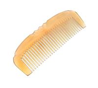 Beaupretty Sheep Horn Hair Comb Antistatic Vintage Comb for Men and Women Natural Material for Scalp Cleaning