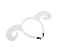 Beaupretty Sheep Horn Headband Soft Comfortable Halloween Hairband Party Prop Cute Animal Costume Accessory for Women Men Adults
