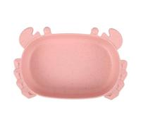 Beaupretty Shower Accessory with Spacious Bathing Session Crab-themed Plastic and Antislip Bottom, Bird Bath for Parakeet and Pet Birds inside Cage Use