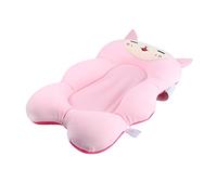 Beaupretty Shower Cushion Bathtub Mat Non Slip Bath Pad with Raised Head Support Soft Skin Friendly Shower Bath Tub Pad for Newborns