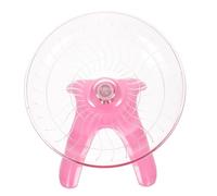 Beaupretty Silent Hamster Exercise Wheel with Running Disc, Pet Jogging for Small Animals, Low Noise Flying Saucer Suitable for Dwarf Hamsters and Hedgehogs Random Color