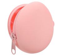 Beaupretty Silicone Coin Purse Wallet Mini Round Keychain Pouch for Women and Kids Portable, Easy to Clean, Stylish and Minimalist Small Bag for Organizing Small Items on The Go