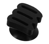 Beaupretty Silicone Guitar Pick Holder Grip Clip with Suction Cup for Electric Classical Bass Guitar Picks - for Playing at Time (Black)