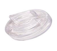 Beaupretty Silicone Nail Art Stamper Set 2pcs Jelly White Portable Diy Manicure Stamp with Wear-resistant Replaceable Heads for Household Nail Art and Daily Use