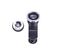 Beaupretty Silver Clip Smartphone Lens Kit with Wide Angle Macro Fisheye Lenses High-definition Glass for Clear Close-up and Expanded Field of View Photography Compatible with Samsung