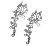 Beaupretty Silver Elf Ear Studs Elegant Woman Earrings Durable Fashionable Jewelry for Daily Wear and Parties Creative Minimalist Design Matching Various Outfits