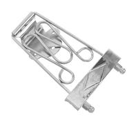 Beaupretty Silver Jazz Guitar Tailpiece Replacement String Electric Guitars Metal Bridge Accessory with Fit for Jazz Music Instruments and Bass Portable and Easy to Install