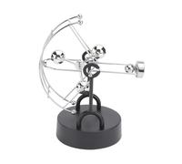 Beaupretty Silver Perpetual Motion Desktop Ornament Balanced Science for Office and Home Physics Educational Gadget Sleek Desk Decoration and Entertainment