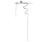 Beaupretty Silver Snake Hair Stick Long Hair Pin with Tassel for Women for Elegant Vintage Bun Styling for Daily Wear Weddings and Special Occasions