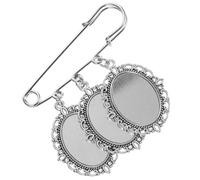 Beaupretty Silver Zinc Alloy for Stability and Durability Graduation Brooch Pin with Safety Pin Structural Design for Graduation W nd DIY Creations Ornament