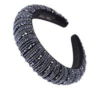 Beaupretty Simulated Crystal Hair Band Headband for Women Wedding Hair Hoop Glitter Headband Fashion Accessory for Banquet