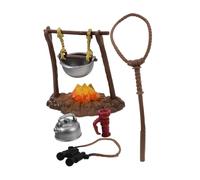 Beaupretty Simulation Camping Accessories for Wilderness Survival Kit Portable Childrens Outdoor Adventure Playset Encourages Creativity and Problem Solving Skills Promotes Parent Interaction