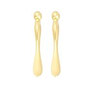 Beaupretty Skin Care Tools Skin Care Tools Eye Cream Massgae Sticks Alloy Eye Cream Applicator Eye Roller Facial Face Massager for Women,2pcs(Gold) Pooper Scooper Metal Eye Massagers