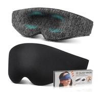 Beaupretty Sleep Eye Mask for Women Light Blocking Blackout Eye Cover with Storage Bag Soft Breathable Material for Comfortable Night Sleep Ergonomic Design for Travel Home Use