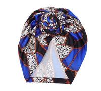 Beaupretty Sleeping Bonnet for Women Satin Bonnet Hat Floral Turban Hair Care Beauty