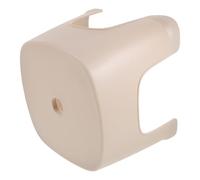 Beaupretty Small Ice Grey Plastic Step Stool for Adults and, Non-Slip Bathroom Footstool for and Bath Safety, 1pcs Multipurpose Shower and Training Bench