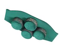 Beaupretty Smoke-Free Moxibustion Cloth Band Set Dark Green Therapeutic Moxa for Acupuncture and Pain Relief for Home Use
