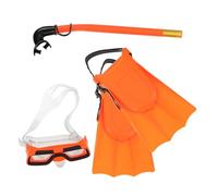 Beaupretty Snorkeling Set Diving Mask Snorkeling Goggles for Ergonomic Design Wide Angle View Dry Snorkel Adjustable Pvc PC Pp Eva Swimming Beach Size 25-30
