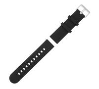 Beaupretty Soft Silicone Replacement Watch Band for Boys and Girls, 20mm Wide Black Universal Strap, Skin-friendly and Comfortable to The Touch, for Leisure Occasions