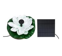 Beaupretty Solar Panelled Water Fountain with Floating Abs Material and Water Spray Feature, for Outdoor Landscape Decor in Garden Ponds, Swimming Pools, and Fountains