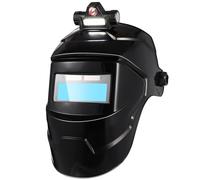 Beaupretty Solar Powered Welding Helmet Hood with Headlamp and 10 Protective Lenses, Extended True Color Welder Mask for Arc Welding and Grinding Use