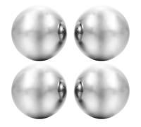 Beaupretty Solid Stainless Steel Baoding Balls 2 Pairs Small Hand Exercise Massage Balls for Elderly Muscle Training and Physiotherapy Relaxation
