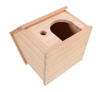Beaupretty Solid Wood Hamster Hideout Guinea Pig Hideaway Small Animal House Shelter for Hamsters Gerbils Versatile Habitat