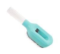 Beaupretty Spray Hair Detangler Comb with Continuous Mist Spray and Anti Static Features, Wide Teeth Plastic and Nylon Brush for Curly and Delicate Colored Hair, for Business Trips