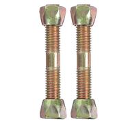 Beaupretty Spring Swing Chair Screws 2Pcs Heavy Duty Hooks Polished Finish for Outdoor Hanging Basket and Cradle Chair Hardware Installation