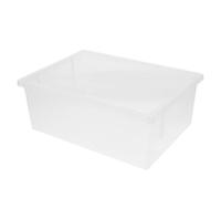 Beaupretty Square Laboratory Basin Tank, Plastic Scientific Liquid Container for Chemistry Experiments, Reinforced Outdoor Storage Basin for Lab Use