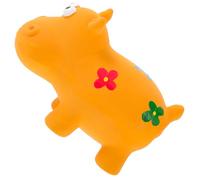 Beaupretty Squeaky Dog Hippo Shape Interactive Latex Chewing for Dogs Promotes Healthy Teeth and Gums Fun Outdoor Training Play for Puppies and Pets