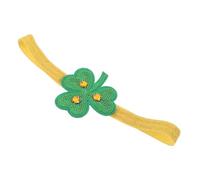 Beaupretty St Patrick Day Shamrock Headband Durable Green Shamrock Leaves Hairband for Irish Dance Costumes Lightweight Comfortable Party Accessory for Festive Celebrations