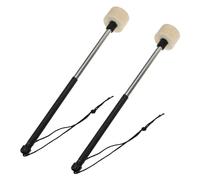 Beaupretty Stainless Steel Drum Hammer Professional Percussion Drum Stick for Performance Simple and Practical Design for Music Practice and Playing