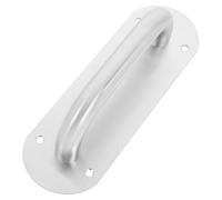 Beaupretty Stainless Steel Pull Handle Small Oval Brushed Finish Heavy Duty Fire Door Push Pull Handle for Commercial Garage Sliding Screen Door Replacement