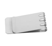 Beaupretty Stainless Steel Wallet Clip Metal Clip for Cash and Bills Compact Credit Card Holder for Men for Business Accessory
