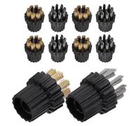 Beaupretty Steam Mop Brush Replacement Accessories for Effective Steam Cleaner Performance 10pcs Easy Replacement Cleaning Tools Made of Copper and Steel for Home and Industrial Use