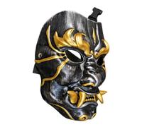 Beaupretty Steampunk Chinese Style Full Mask for Adults with Wearable Structure and Complete Facial Coverage, Resin Hard Shell with Internal Cushioning, for Party and Wedding Masquerade