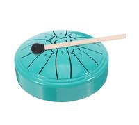 Beaupretty Steel Tongue Drum Mini Percussion Instrument with Resonant Sound Durable Sustainable Build Ethereal Rain Drum Tone for Beginners and Professionals Musician Family and Friends