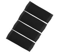 Beaupretty Stroller Handle Covers Heat Resistant 4pcs Black Breathable Cloth Material Stroller Armrest Protectors Baby Accessories Suitable for Four Seasons Use