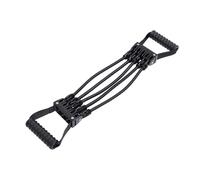 Beaupretty Sturdy Black Latex Chest Expander with Super Elasticity for Professional Exercise, Fitness Resistance Band for Home Workouts and Weight Loss Beginners