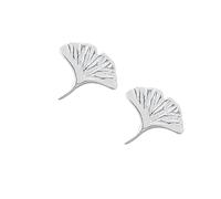 Beaupretty Stylish Silver Gingko Leaf Earrings for Women Creative Eardrops Jewelry Unique for Birthdays Anniversaries Holidays Chic Daily Wear Durable and Fashionable Design