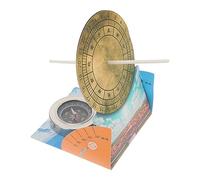Beaupretty Sundial Clock Educational for DIY Solarium Model for Science Learning and Astronomy Exploration for Classroom and Home Projects