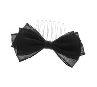Beaupretty Sweet Black Bowknot Hair Side Comb for Girls Minimalist Hair Accessories for Teens Practical and Cute Design for Everyday Use School and Parties