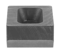 Beaupretty T-Shaped Graphite Mold for Metal Melting Casting, Silver and Mold, High-Density Graphite Jewelry Casting Tool for Precious Metal Refining