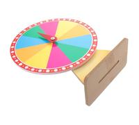 Beaupretty Tabletop Prize Wheel Game Blank Spinning Fortune Wheel for Party Raffles Commercial Events and Home Entertainment Prop for Carnival Drawings