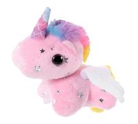 Beaupretty Tail Wagging Unicorn Plush Pendant Soft Animal Doll Keychain for Bags and Car Hanging Decor Rainbow Mane Plush with Pull Ring Cute Decorative Cartoon Style for Animal Lovers