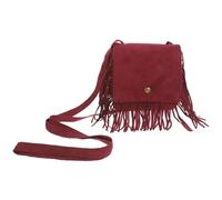 Beaupretty Tassels Cross-Body Bag for Kids Soft Suede Single Shoulder Purse with Craftsmanship Suitable as A Street Bag for Little Girls