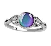 Beaupretty Temperature Color Changing Mood Ring for Women Men Durable Smooth Surface Emotion Ring Reflecting Moods Chic Craftsmanship Unisex Jewelry Holidays