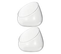 Beaupretty Terrarium Jar and Comfortable Hand Feeling 2pcs Large Glass Containers with Smooth Surface Decorative Micro Landscape Vase Succulent Plant Display for Home and Dining Room