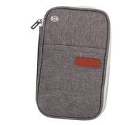 Beaupretty Theft Brushed Passport Bag Multi-Purpose Zipper Wallet Large Capacity Stylish Handbag